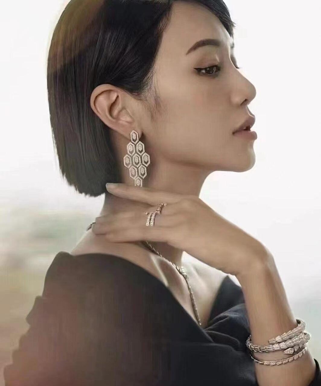 Vin Diamonds high jewellery editorial portrait